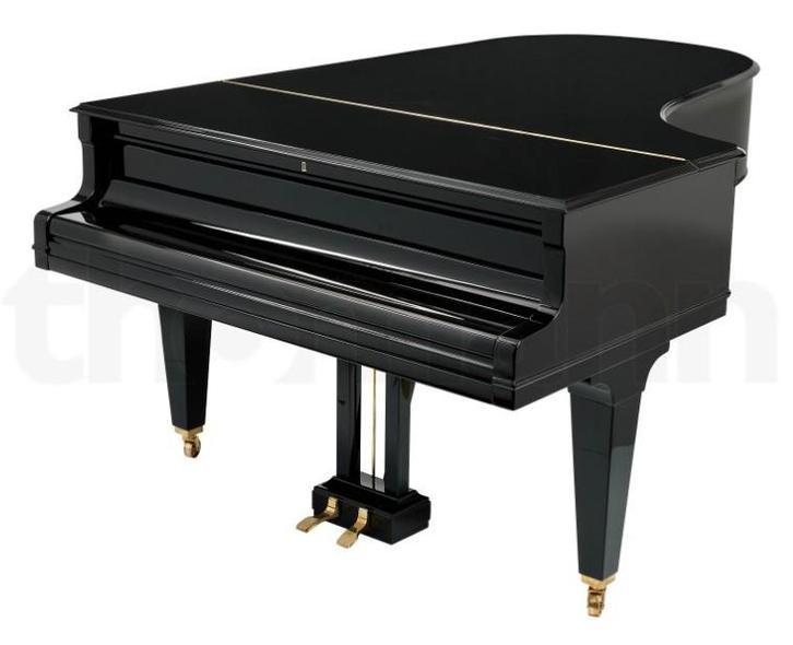 oude vleugelpiano Grotrian-Steinweg - voor een DIY-project, Muziek en Instrumenten, Piano's, Gebruikt, Vleugel, Zwart, Hoogglans