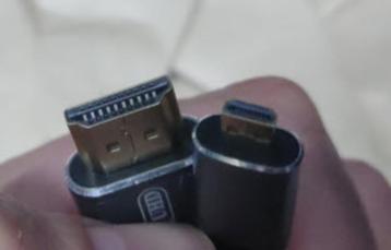 Micro hdmi naar gewone hdmi - 2 meter beschikbaar voor biedingen