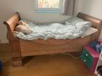 Napoleon-bed, Ophalen, Eenpersoons, Bruin, Hout