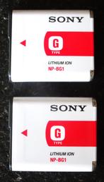 2 SONY lithium ion batterijen NP-BG1, Ophalen of Verzenden, Zo goed als nieuw