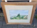 aquarelle paysage signe Pierre Marcel AERTS, Ophalen of Verzenden