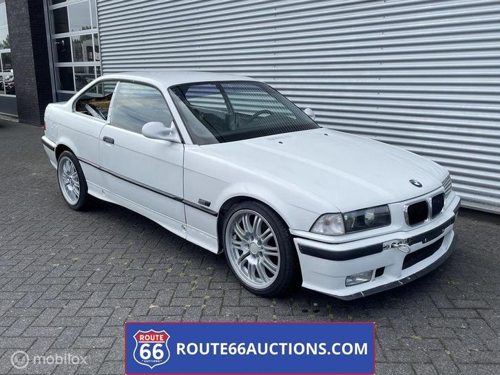 BMW 320i Coupe (E36) | 1996 | Route 66 Auctions, Auto's, Oldtimers, Bedrijf, Te koop, BMW, Benzine, Overige carrosserie, Handgeschakeld