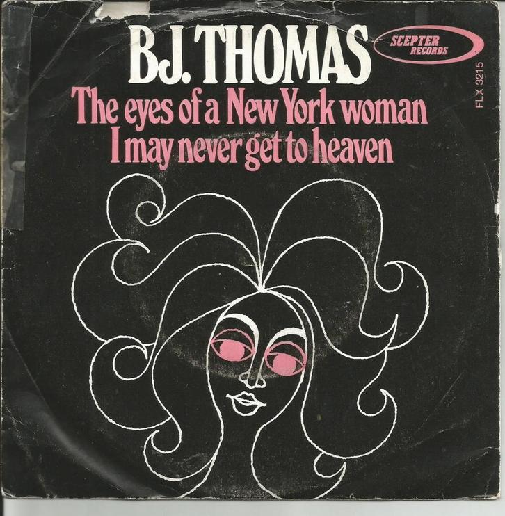 B.J. Thomas - The eyes of a New York woman   - 1968 -, Cd's en Dvd's, Vinyl Singles, Single, Pop, 7 inch, Ophalen of Verzenden