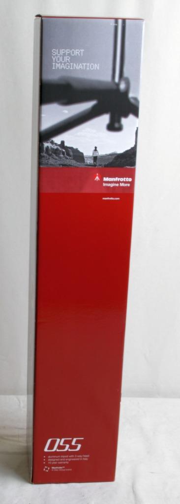 Manfrotto  Statief  MK055XPRO3-3w + Mbag80PN, Audio, Tv en Foto, Fotografie | Statieven en Balhoofden, Nieuw, Balhoofd, 150 tot 175 cm