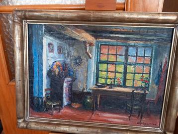 Ancien intérieur fleuri., Enlèvement