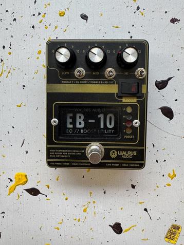 Walrus Audio EB-10 Preamp/EQ/Boost beschikbaar voor biedingen