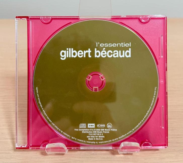 CD / Gilbert Becaud / L'essentiel / Losse CD in jewelcase, Cd's en Dvd's, Cd's | Franstalig, Gebruikt, Ophalen of Verzenden