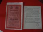 Duits uit de Tweede Wereldoorlog, Verzenden, 1920 tot 1940, Knipsel(s)