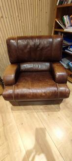 Lederen fauteuil, Ophalen, Gebruikt, Leer