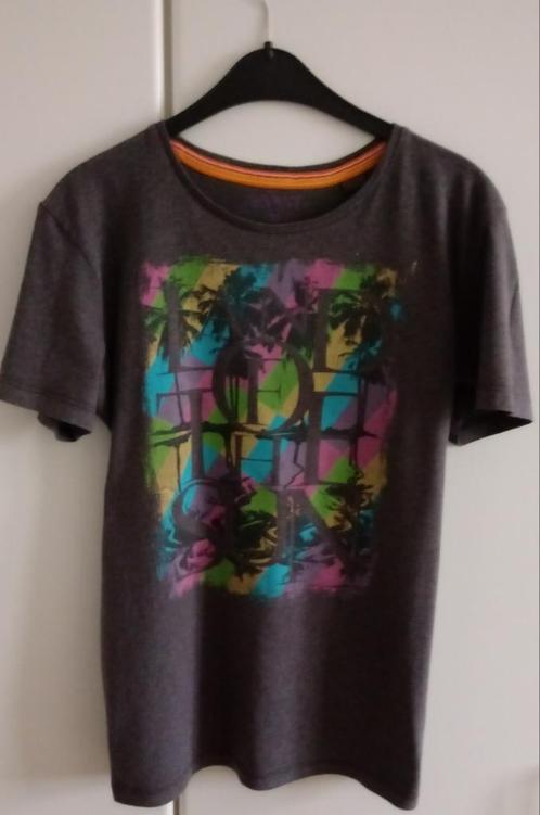 Grijze T-shirt met gekleurde print van Esprit, M, Kleding | Heren, T-shirts, Zo goed als nieuw, Ophalen of Verzenden