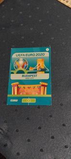 Panini/Voetbalkaart/Budapest/Puskas Arena/Euro 2020, Comme neuf, Affiche, Image ou Autocollant, Envoi