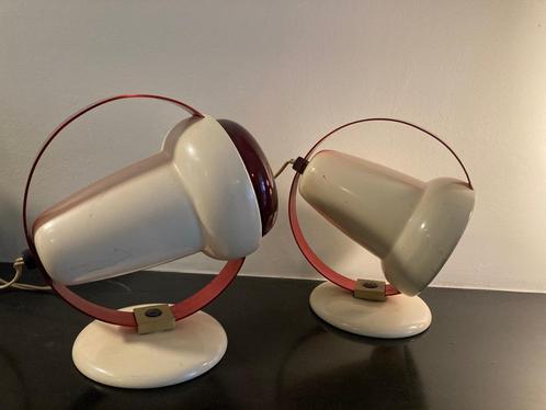 2 Phillips Infraphil lampen - Design Charlotte Perriand 50', Antiek en Kunst, Antiek | Verlichting, Ophalen