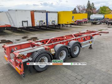Vanhool A3C002 20/30FT SWAP / TANK ContainerChassis - Alcoa'