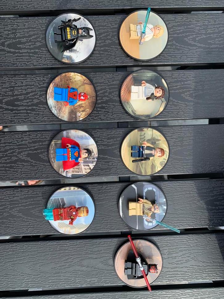Lot Lego Star Wars + Superheroes magneten, Kinderen en Baby's, Speelgoed | Duplo en Lego, Zo goed als nieuw, Lego, Ophalen of Verzenden