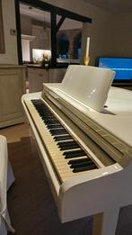 Piano ( digitaal ) witte baby vleugel., Muziek en Instrumenten, Piano's, Ophalen, Gebruikt, Wit, Digitaal