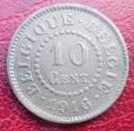 1916 10 centimes occupation allemande, Postzegels en Munten, Munten | België, Metaal, Losse munt, Verzenden