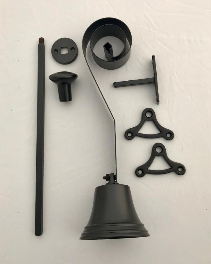 Trekbel,deurbel,bel,oudebel,authentieke bel Trekbel Zwart ro, Huis en Inrichting, Woonaccessoires | Overige, Nieuw, Ophalen of Verzenden