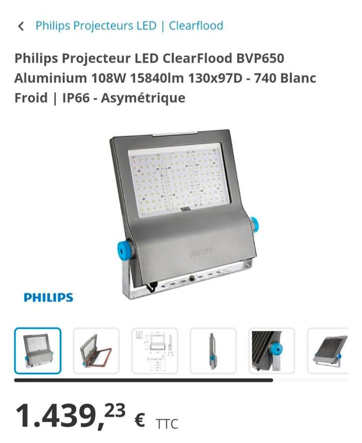 Phare LED, Bricolage & Construction, Éclairage de chantier, Neuf, Lampe, Moins de 50 watts, Avec pied, Enlèvement ou Envoi