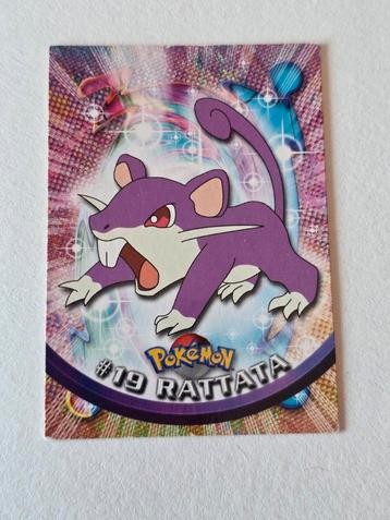 Trading Card Topps Pokémon #19 Rattata AN, Envoi, Utilisé, Cartes en vrac