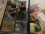 Hamsterhok met toebehoren, Dieren en Toebehoren, Knaagdieren en Konijnen | Hokken en Kooien, Gebruikt, Minder dan 75 cm, Ophalen