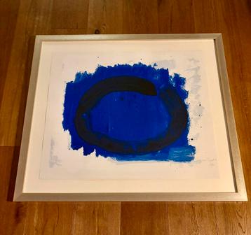 Bram Bogart lithografie “circel in zwart” beschikbaar voor biedingen