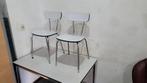 Twee vintage Formica stoelen uit de jaren 60 en 70 in perfec, Huis en Inrichting, Stoelen, Ophalen of Verzenden, Zo goed als nieuw