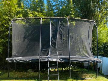Salta trampoline - rechthoekig, Kinderen en Baby's, Speelgoed | Buiten | Trampolines, Ophalen, Gebruikt