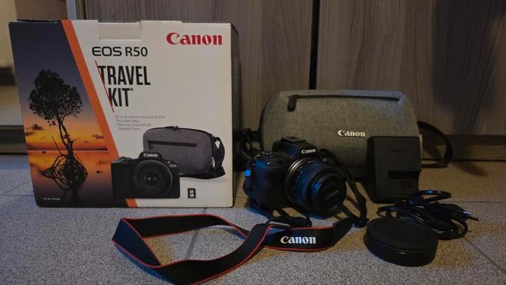 Canon EOS R50 ( nog nieuw !!! )  + Canon foto printer, TV, Hi-fi & Vidéo, Appareils photo numériques, Canon, Enlèvement