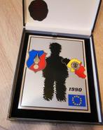Plaque souvenir formation BSR-PJP team Pseudo achat Remise a, Collections, Emblème ou Badge, Gendarmerie, Enlèvement ou Envoi