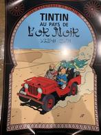 TINTIN AU PAYS DE L'OR NOIR, Comme neuf, Tintin, Image, Affiche ou Autocollant, Enlèvement ou Envoi