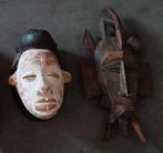 2 prachtig afgewerkte afrikaanse maskers Afrika masker, Ophalen of Verzenden