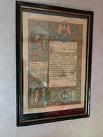 religieus certificaat plechtige communie, Ophalen
