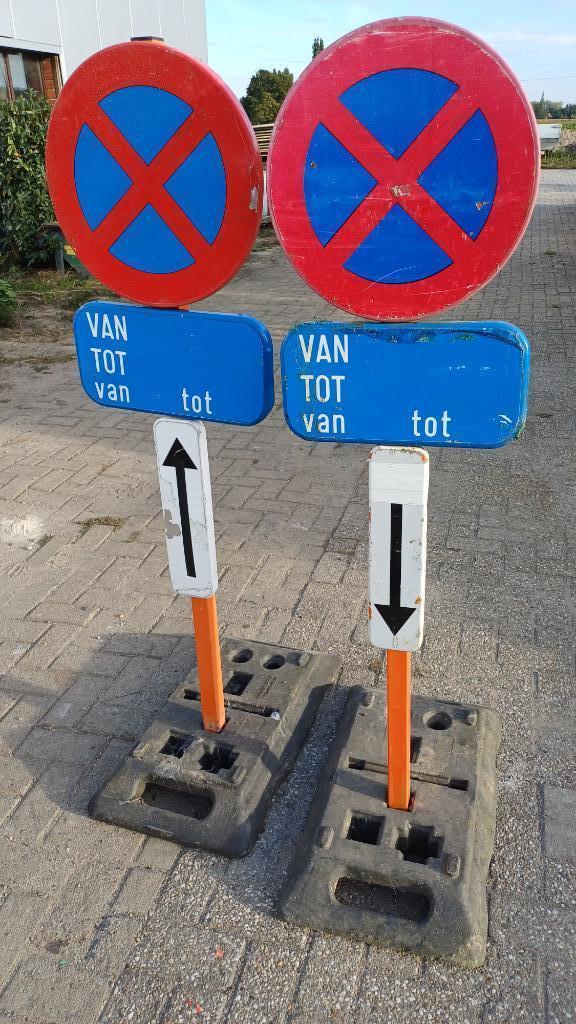 Set verkeersborden E3 parkeerverbod, Doe-het-zelf en Bouw, Gereedschap | Handgereedschap, Gebruikt, Ophalen