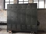 Authentieke oude Franse 6 - deurs locker, lockerkast Wiebers, Gebruikt, Ophalen