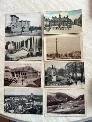 60 oude postkaarten Frankrijk beschikbaar voor biedingen