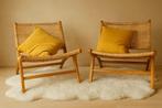 2 rotan zetels, Huis en Inrichting, Ophalen, Zo goed als nieuw, Minder dan 150 cm, Riet of Rotan