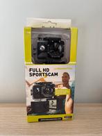 Full HD sportcamera + waterproof case & accessoires, Ophalen of Verzenden, Zo goed als nieuw
