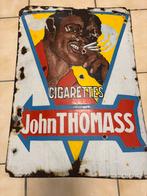 Rare plaque émaillée John Thomass 1926, Enlèvement, Utilisé, Panneau publicitaire