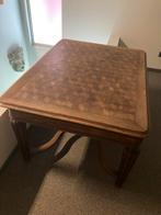 Eiken tafel met 6 stoelen, Ophalen