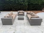 Rotan loungeset zo goed als nieuw!, Tuin en Terras, Ophalen, Rotan, Zo goed als nieuw, Loungeset