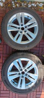 4 Jantes Opel 16 pouces + 4 pneus hiver., Ophalen, 16 inch, Winterbanden, Band(en)