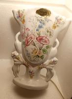 Vase-lampe en porcelaine de Bruxelles, Antiquités & Art, Antiquités | Vases, Enlèvement ou Envoi