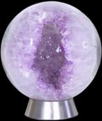 Amethyst Steen Geode Amethist Kogel Bal Gepolijst Agaat, Verzenden