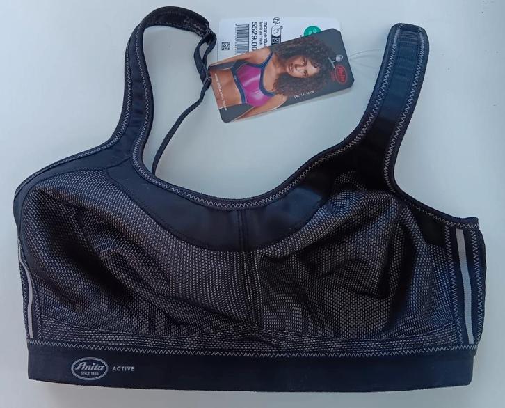 Sport BH Anita Active MOMENTUM | Niet-voorgevormd | 75C, Kleding | Dames, Ondergoed en Lingerie, BH, Zwart, Ophalen of Verzenden