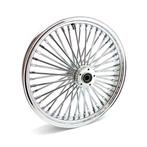 Fat spokes voorwiel chroom 3.50 x 21 dubbele remschijf, Motoren, Onderdelen | Harley-Davidson, Ophalen, Petroleumhavenweg 26, Info@taco-motos.com