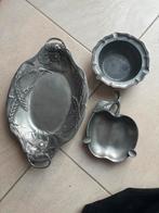 3 tinnen schaaltjes, Antiek en Kunst, Ophalen