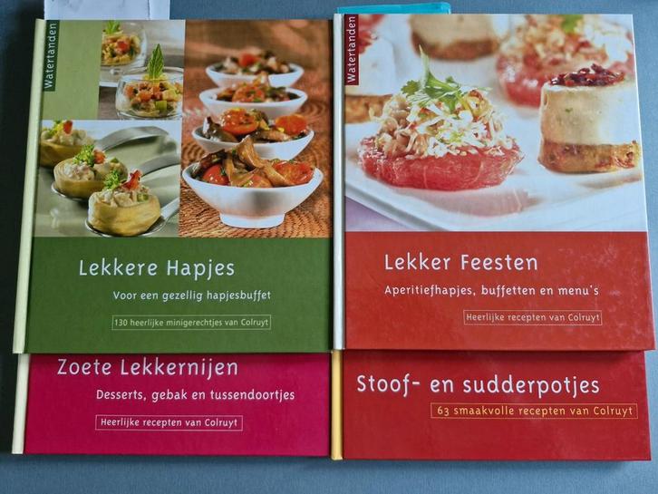 Kookboeken reeks watertanden Colruyt. €1 per boek., Boeken, Kookboeken, Zo goed als nieuw, Ophalen of Verzenden