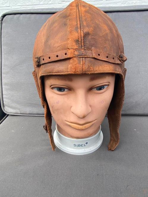 Duitse of Belgische piloten muts helm, Verzamelen, Militaria | Algemeen, Ophalen of Verzenden