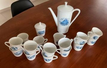 Bavaria, reeks Holland: 15 tassen, 1 koffiekan , 1 suikerpot beschikbaar voor biedingen