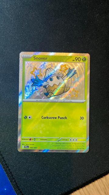 Snover 100/091 pokemon kaart beschikbaar voor biedingen